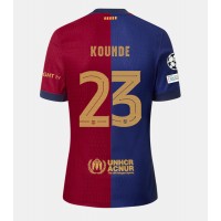 Barcelona Jules Kounde #23 Fotballklær Hjemmedrakt 2024-25 Kortermet